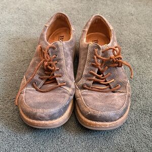 Born Gray Suede Men's Oxfords